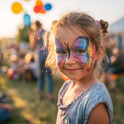 Maquillage artistique pour enfants (Arbre de Noël) | Scenoria