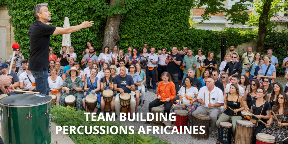 Batucada Teambuilding Scenoria - Agence événementielle La Rochelle
